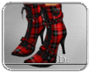 :V3D: Red Plaid Heels