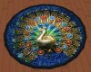 Peacock Round Rug