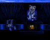 (M) Blue Tiger Fireplace