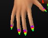*Small Hand Rainbow Nail
