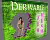 Derivable wall with hole