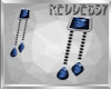 Sapphire Drop Earrings