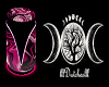 D! Pink/BlackMarbleChair