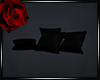 🌹 Black pillows set
