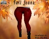 FALL RED JEANS RL