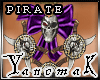 !Yk Pirate Necklace Purp