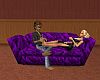 purple foot massage sofa