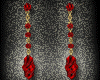Medieval Red Earrings