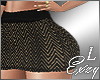 .: Skirt Black&Gold L :.