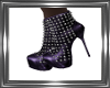 / SPIKED BOOTS PURPLE.