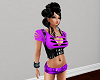 Sexy Short Purple