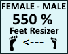 Feet Scaler 550%