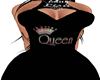 Queen Black Dress