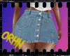 mini denim skirt