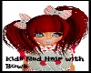 Kids Red Hair with Bows