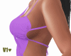 Purple Backless Top