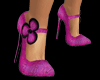 snake print heels Pink