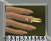 Goth Fingertip ring