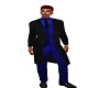 Cobalt Blue n Black Tux