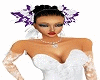 Purple Bridal Black Hair