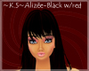 ~K.S~Alizée-Black w/red