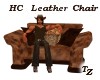TZ HC Leather Chair 3-ps