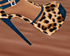 sexy leo/blue heels