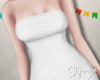 S. Long Dress Cleo White