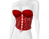 Lace Corset Red