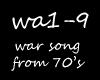 1970's war song wa1-9