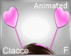C animated pink heart  F