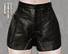 Black Leather Shorts