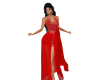 vestido gala rojo