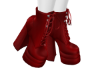 3D Fall Boots |red