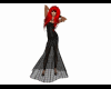 Gothic dress sheer black