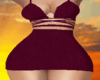 Wine Dress Kamily