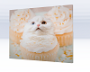 kitty cupcake canvas