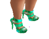 sparkle green heel