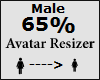 Avatar scaler 65% Male
