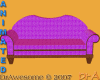 A Purple Foam Sofa