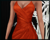 Orange Fishtail Gown