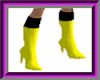 Yellow & Black Boots