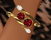 !LQT! Ruby Gold bracelet