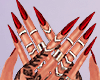 ⚓Princess Nails /Red