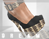 DM~Golden sexy heels
