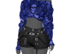 Causal Blue Skull Outfit