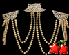 Gold Epaulet Pearls