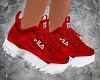 Red sports Shoes