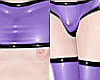 B! Purple PVC Outfit M