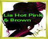 Lia Hot Pink & Brown